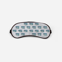Thumbnail for Sud-Est SE.2010 Armagnac - Cartoon Pattern - Sleep Mask - Light Gray