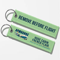 Thumbnail for Sud-Est SE.2010 Armagnac Aviator Key Chains - Light Green - Cartoon - Remove Before Flight