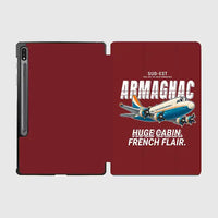Thumbnail for Sud-Est SE.2010 Armagnac - Cartoon - Samsung Tablet - Dark Red
