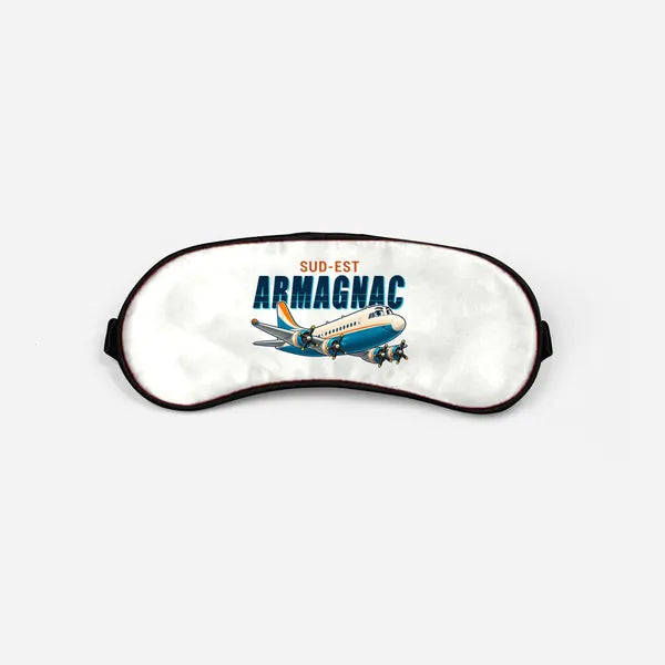 Sud-Est SE.2010 Armagnac - Cartoon - Sleep Mask - White