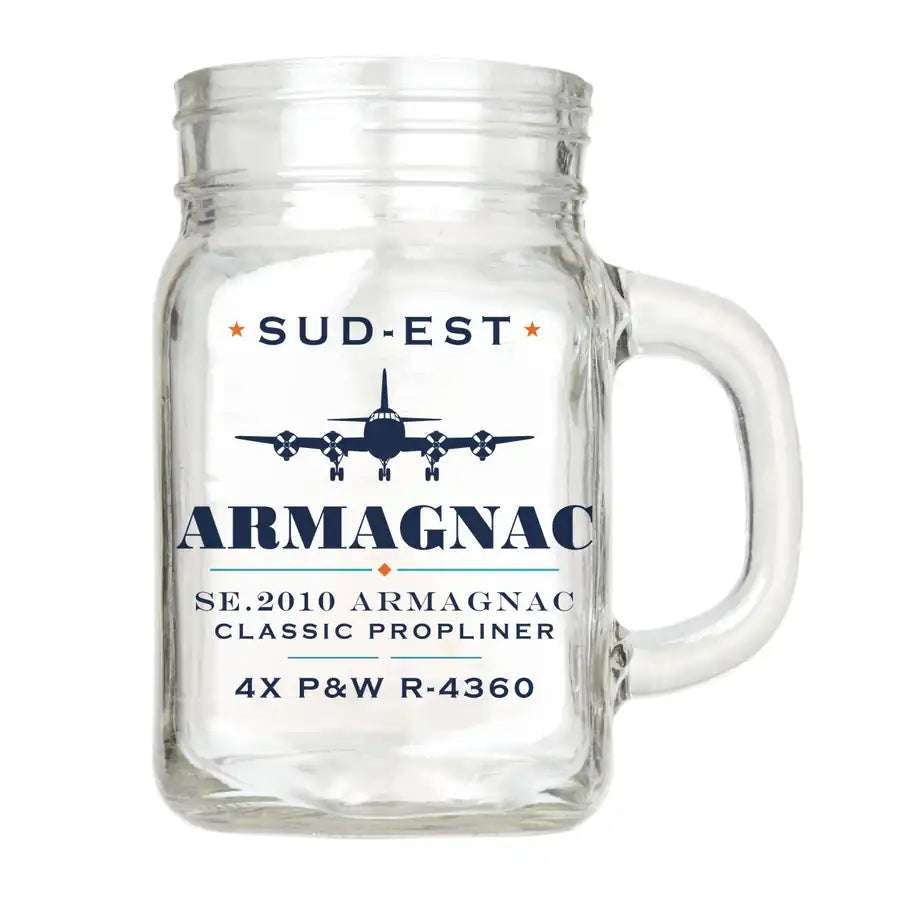 Sud-Est SE.2010 Armagnac - Heritage - Cocktail Glass (Mason Jar)