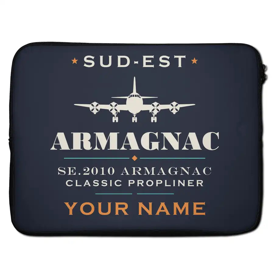 Sud-Est SE.2010 Armagnac - Heritage + Name - Laptop Sleeve