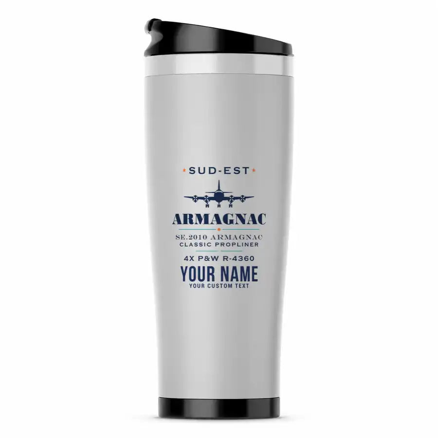 Sud-Est SE.2010 Armagnac - Heritage + Name - Stainless Steel (No Holder) - Light Gray