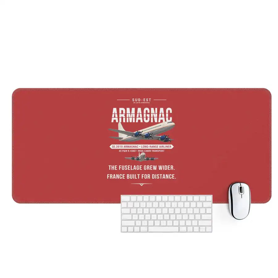 Sud-Est SE.2010 Armagnac - Original - Desk Mat - Red
