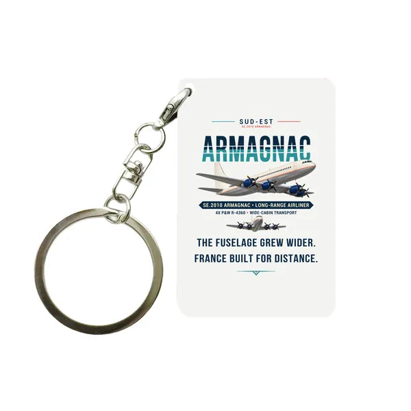 Sud-Est SE.2010 Armagnac - Original - Key Chain - White