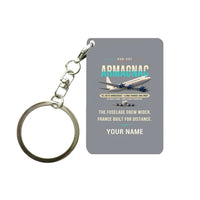 Thumbnail for Sud-Est SE.2010 Armagnac - Original + Name - Key Chain - Gray