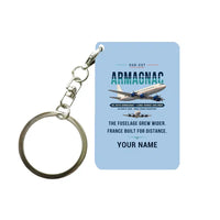 Thumbnail for Sud-Est SE.2010 Armagnac - Original + Name - Key Chain - Light Blue