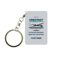 Thumbnail for Sud-Est SE.2010 Armagnac - Original + Name - Key Chain - Light Gray