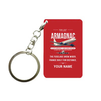 Thumbnail for Sud-Est SE.2010 Armagnac - Original + Name - Key Chain - Red
