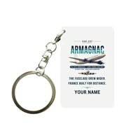 Thumbnail for Sud-Est SE.2010 Armagnac - Original + Name - Key Chain - White