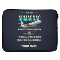 Thumbnail for Sud-Est SE.2010 Armagnac - Original + Name - Laptop Sleeve