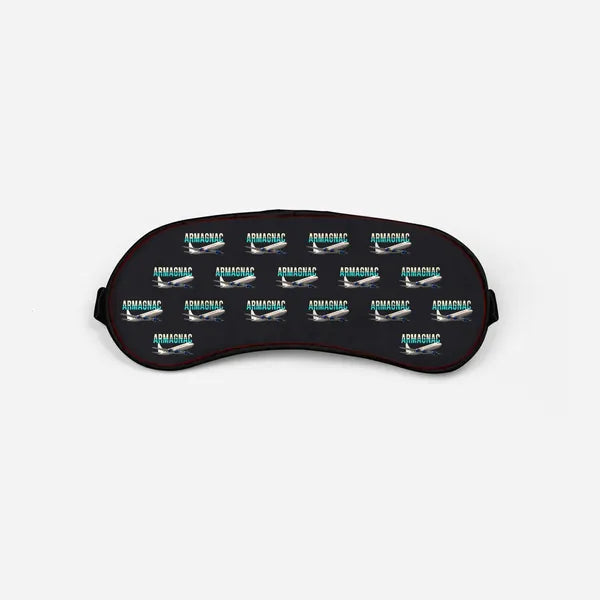 Sud-Est SE.2010 Armagnac - Original Pattern - Sleep Mask - Black