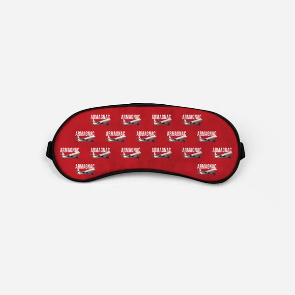Sud-Est SE.2010 Armagnac - Original Pattern - Sleep Mask - Red