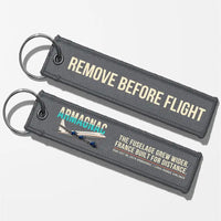 Thumbnail for Sud-Est SE.2010 Armagnac Aviator Key Chains - Gray - Original - Remove Before Flight
