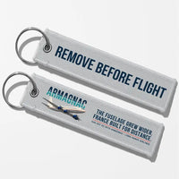 Thumbnail for Sud-Est SE.2010 Armagnac Aviator Key Chains - Light Gray - Original - Remove Before Flight