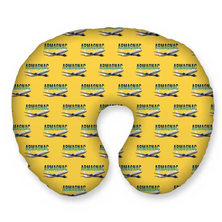 Sud-Est SE.2010 Armagnac - Original Seamless - Travel Pillow - Yellow