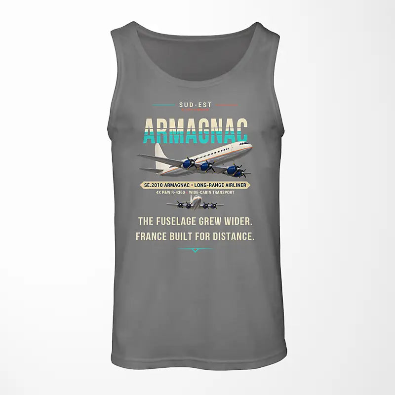 Sud-Est SE.2010 Armagnac - Original - Tank Top - Gray