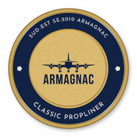Thumbnail for Sud-Est SE.2010 Armagnac Patches - Circle - Navy Gold