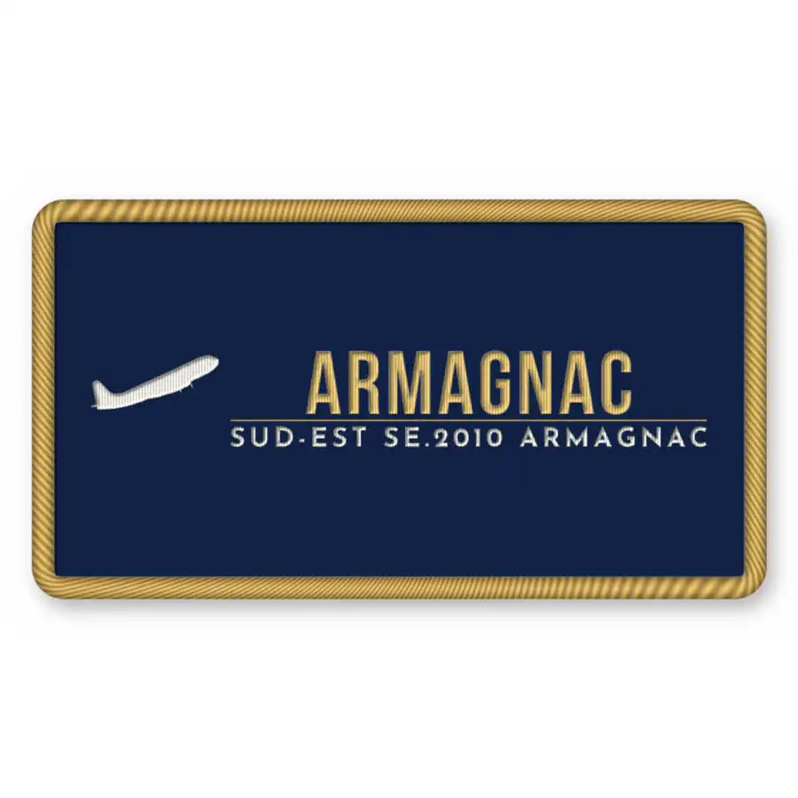 Sud-Est SE.2010 Armagnac Patches - Rectangle - Navy Gold