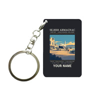 Thumbnail for Sud-Est SE.2010 Armagnac - Poster + Name - Key Chain - Black