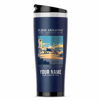 Thumbnail for Sud-Est SE.2010 Armagnac - Poster + Name - Stainless Steel (No Holder) - Dark Blue