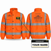 Thumbnail for Sud-Est SE.2010 Armagnac Reflective Winter Jackets - Heritage + Name - Orange