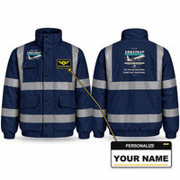 Thumbnail for Sud-Est SE.2010 Armagnac Reflective Winter Jackets - Original + Name - Navy Blue