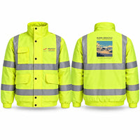 Thumbnail for Sud-Est SE.2010 Armagnac Reflective Winter Jackets - Poster - Fluorescent Yellow