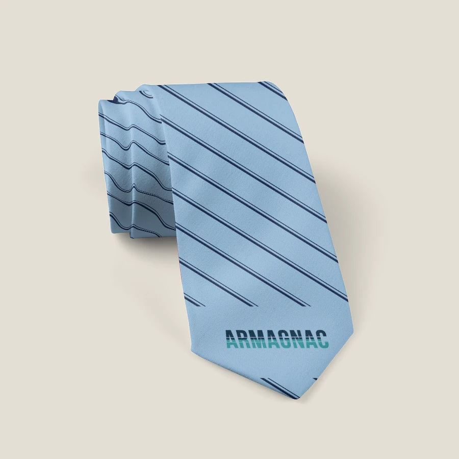 Sud-Est SE.2010 Armagnac - Stripe - Tie - Light Blue