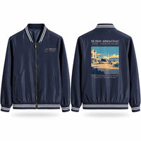 Thumbnail for Sud-Est SE.2010 Armagnac Stylish Jackets - Baseball Collar - Poster - Navy Blue