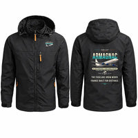 Thumbnail for Sud-Est SE.2010 Armagnac Stylish Jackets - Hooded Windbreaker - Original - Black