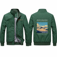 Thumbnail for Sud-Est SE.2010 Armagnac Stylish Jackets - Stand Collar - Poster - Green