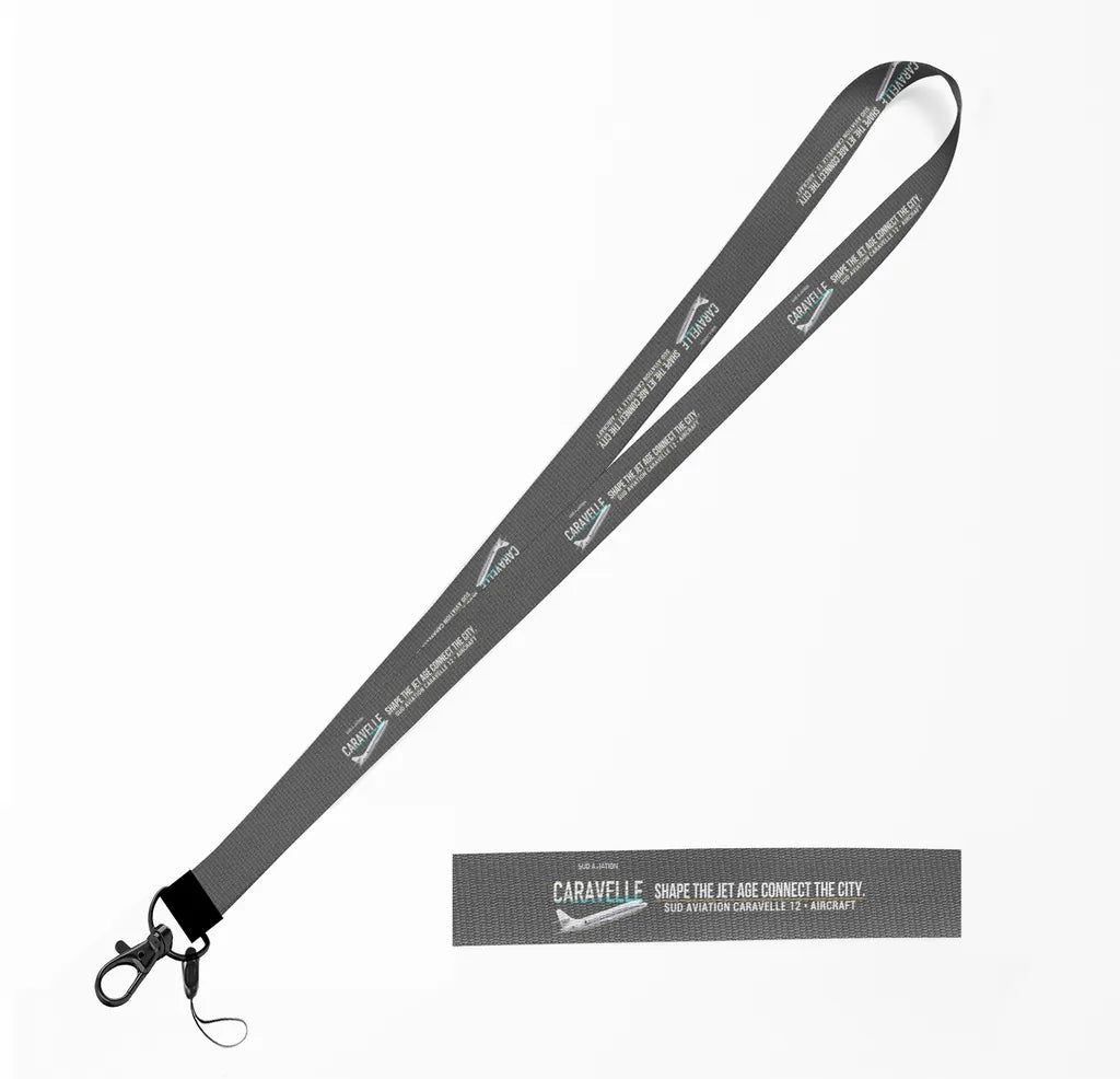 Sud Aviation Caravelle 12 lanyard - gray
