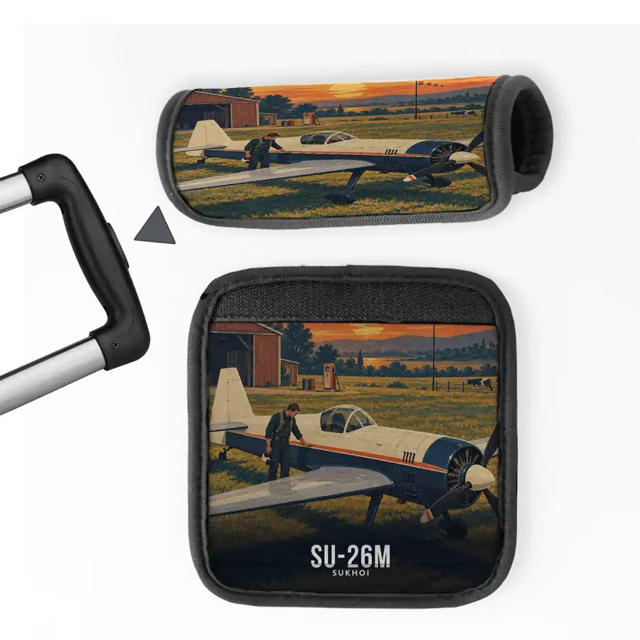 Sukhoi Su-26M - 3D - Luggage Handle Cover - Full Print