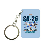 Thumbnail for Sukhoi Su-26M - Cartoon - Key Chain - Light Blue