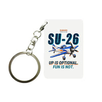 Thumbnail for Sukhoi Su-26M - Cartoon - Key Chain - White