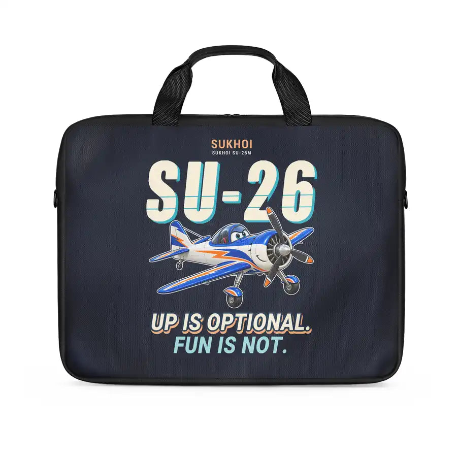 Sukhoi Su-26M - Cartoon - Laptop Bag
