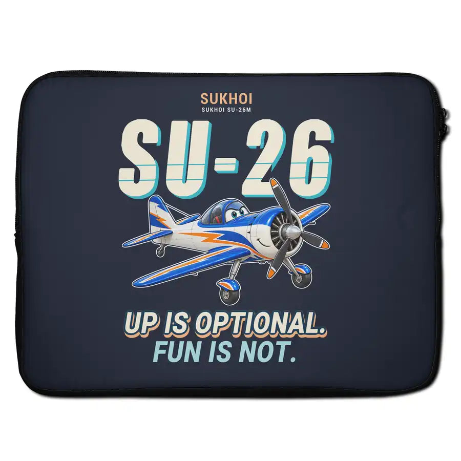 Sukhoi Su-26M - Cartoon - Laptop Sleeve