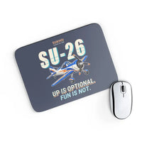 Thumbnail for Sukhoi Su-26M - Cartoon - Mouse Pad - Navy Blue