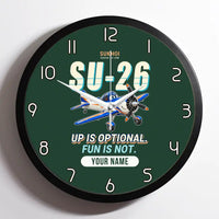 Thumbnail for Sukhoi Su-26M - Cartoon + Name - Framed - Dark Green