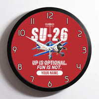 Thumbnail for Sukhoi Su-26M - Cartoon + Name - Framed - Red