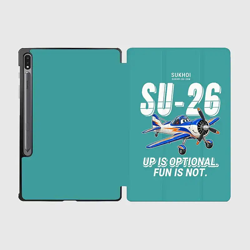 Sukhoi Su-26M - Cartoon - Samsung Tablet - Turquoise