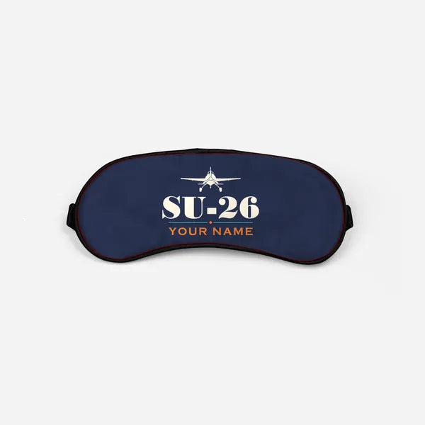 Sukhoi Su-26M - Heritage + Name - Sleep Mask - Navy Blue