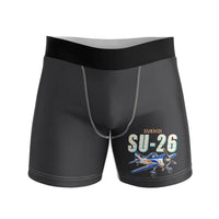 Thumbnail for Sukhoi Su-26M - Men Boxers - Cartoon - Black