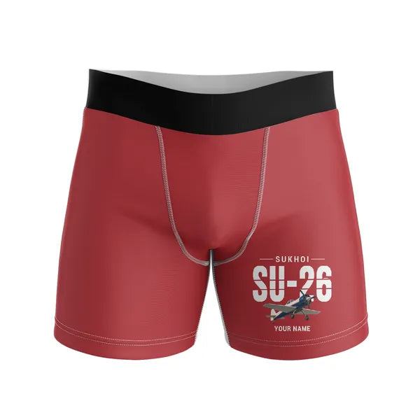 Sukhoi Su-26M - Men Boxers - Original + Name - Red