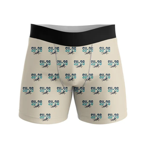 Sukhoi Su-26M - Men Boxers - Original Pattern - Beige