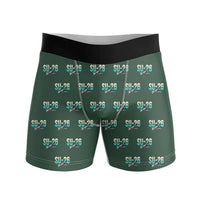 Thumbnail for Sukhoi Su-26M - Men Boxers - Original Pattern - Dark Green