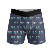 Thumbnail for Sukhoi Su-26M - Men Boxers - Original Pattern - Navy Blue