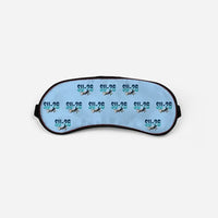 Thumbnail for Sukhoi Su-26M - Original Pattern - Sleep Mask - Light Blue