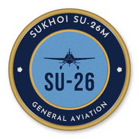 Thumbnail for Sukhoi Su-26M Patches - Circle - Navy Sky